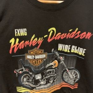 Harley-Davidson Shirts - Harley Davidson Motorcycles FXWG Biker T-Shirt Harley-Davidson Shirts - Harley Davidson Motorcycles FXWG Biker T-Shirt
